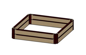 4x4 Raised Bed 12" tall