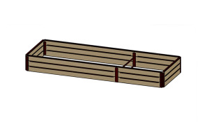 4x12 18" Tall Raised Bed Garden Parts List