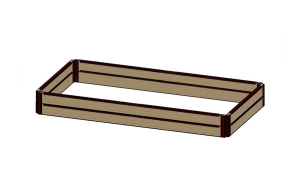 4x8 12" Raised Bed Garden