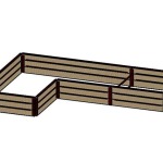 Raised Bed Brackets' 8x12L 18" Kit