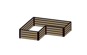 8x8L 24" Raised Bed Parts List