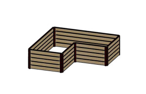 8x8L 30" Raised Bed Parts List